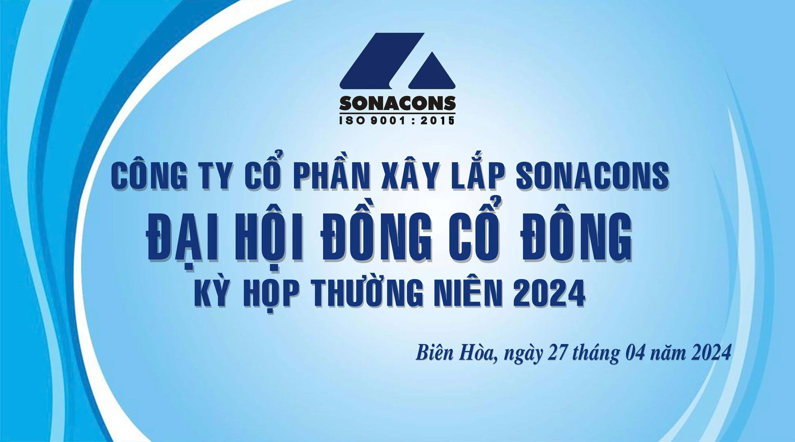 Thông báo họp Đại hội cổ đông thường niên 2024
