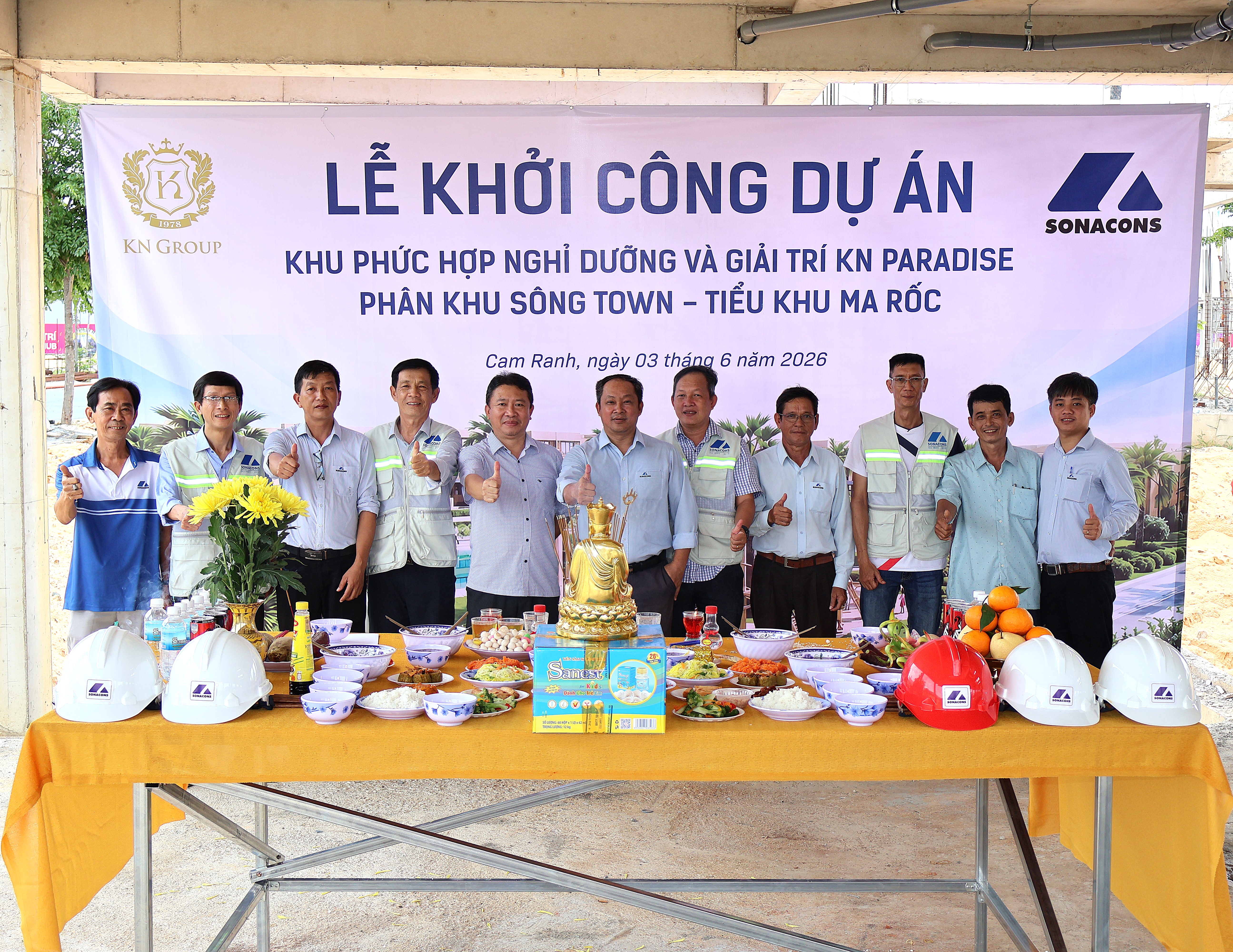 GROUNDBREAKING CEREMONY FOR THE KN PARADISE PROJECT – SONG TOWN SUBDIVISION – MOROCCO SUB-AREA