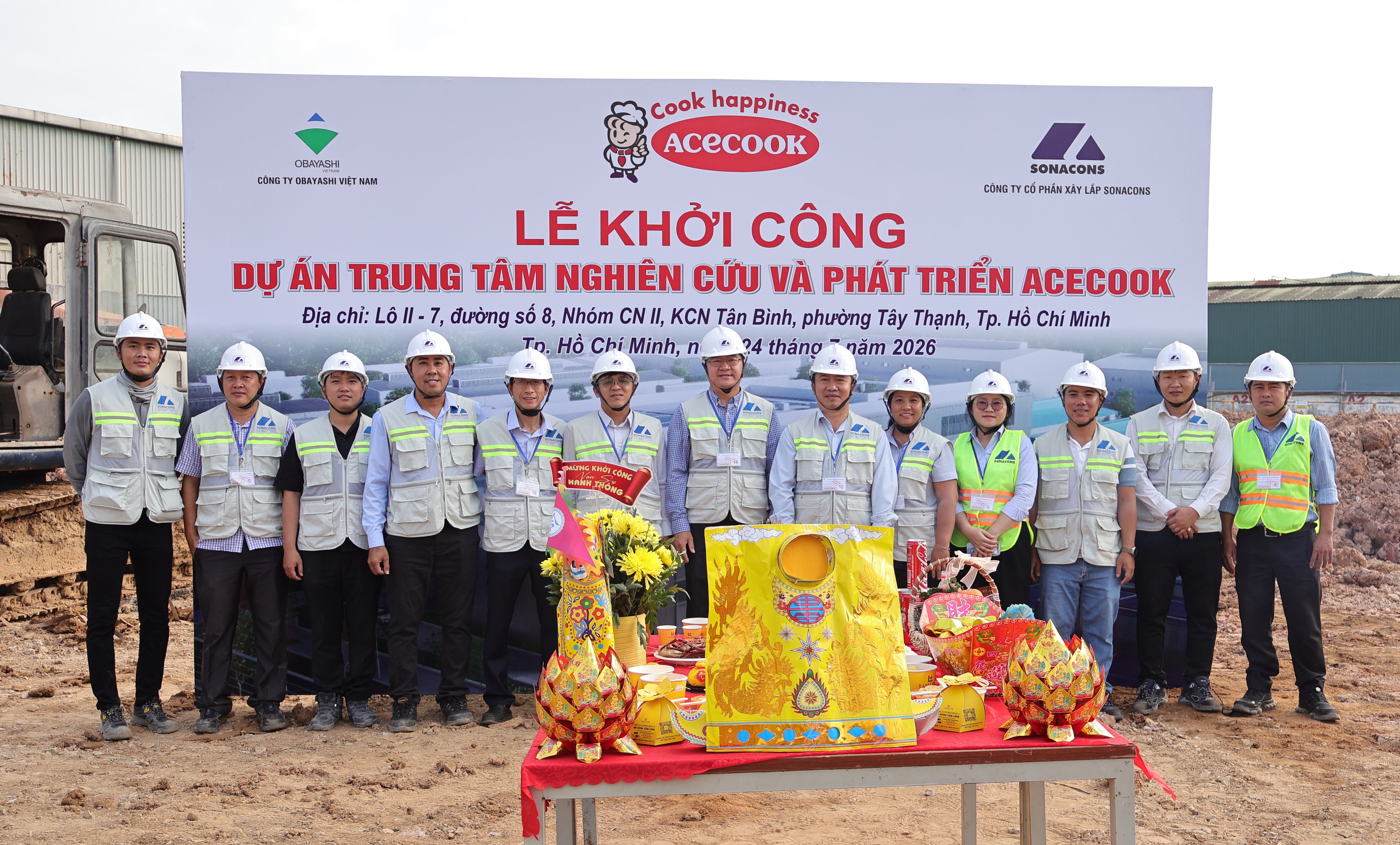 LỄ KHỞI CÔNG DỰ ÁN TRUNG TÂM NGHIÊN CỨU VÀ PHÁT TRIỂN ACECOOK