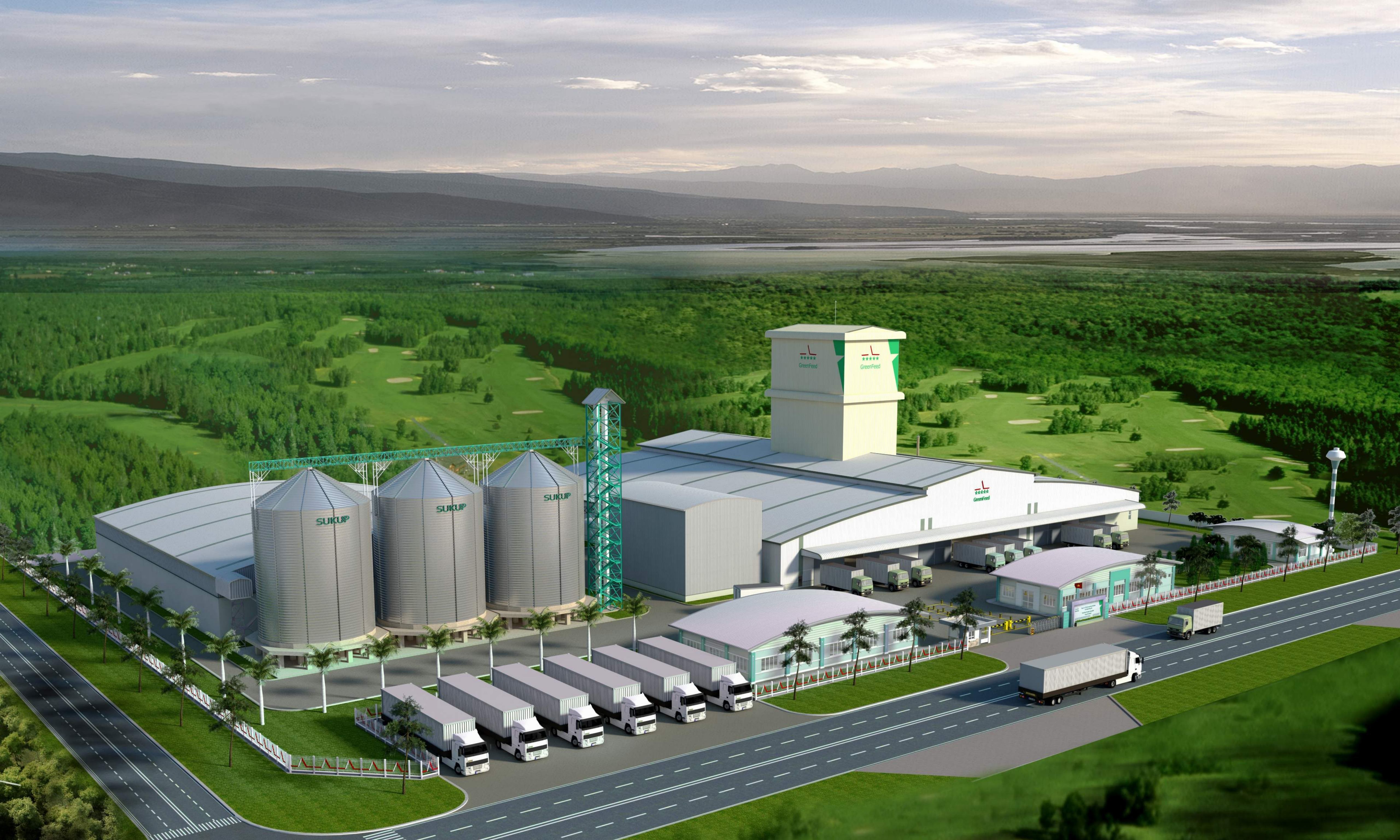 NHÀ MÁY THỨC ĂN GIA SÚC GREENFEED ĐỒNG NAI